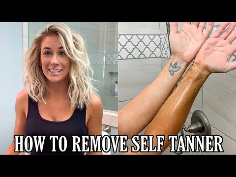 HOW TO REMOVE SELF TANNER | LAURA BEVERLIN