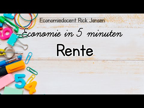 Economie in 5 minuten : Rente [EXAMENTRAINING]