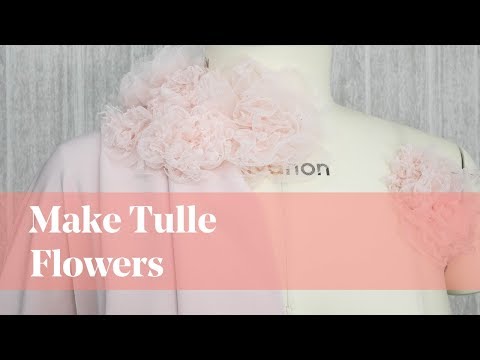 How To: Make Tulle Flowers